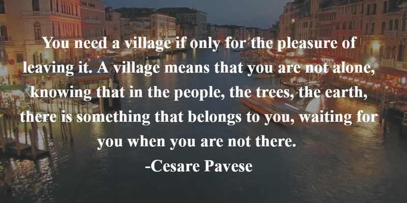 25 Quotes About Village to Explore Its Uniqueness - EnkiQuotes