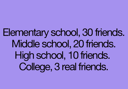 High is a friend of me. Quotes about School.