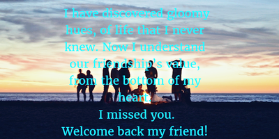 24 Heart Warming Welcome Back Quotes For Friends Enkiquotes