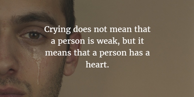 if men cry quotes