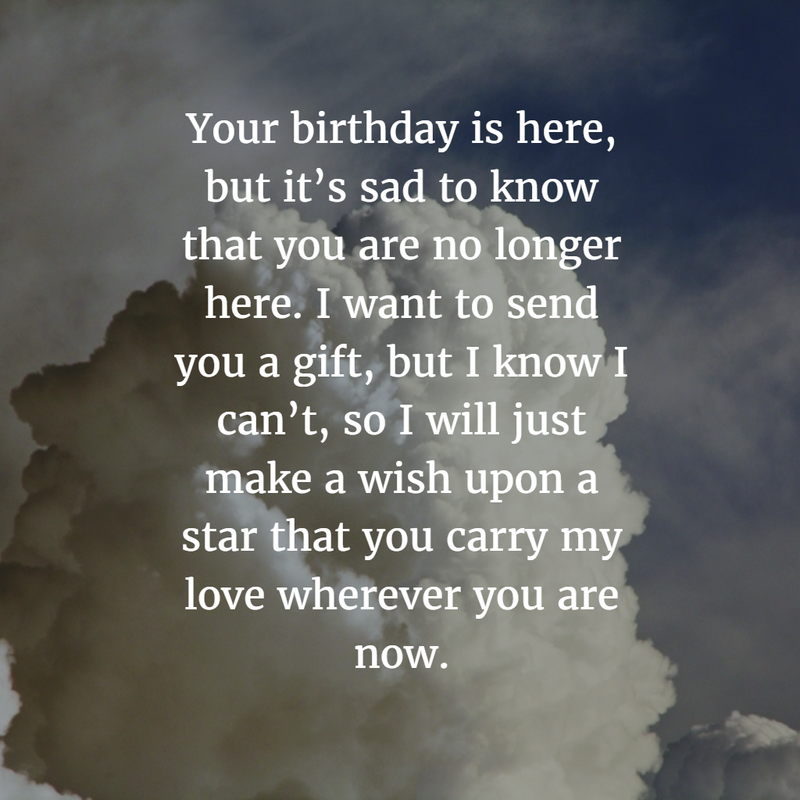 30 Sweet Birthday Quotes For Dead Husband - EnkiQuotes