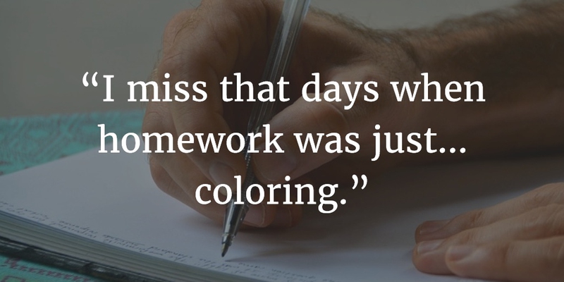 interesting quotes about homework