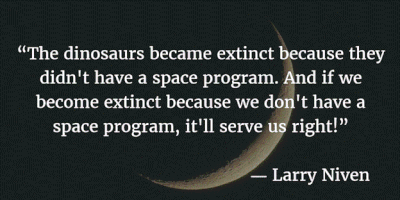 famous quote space exploration