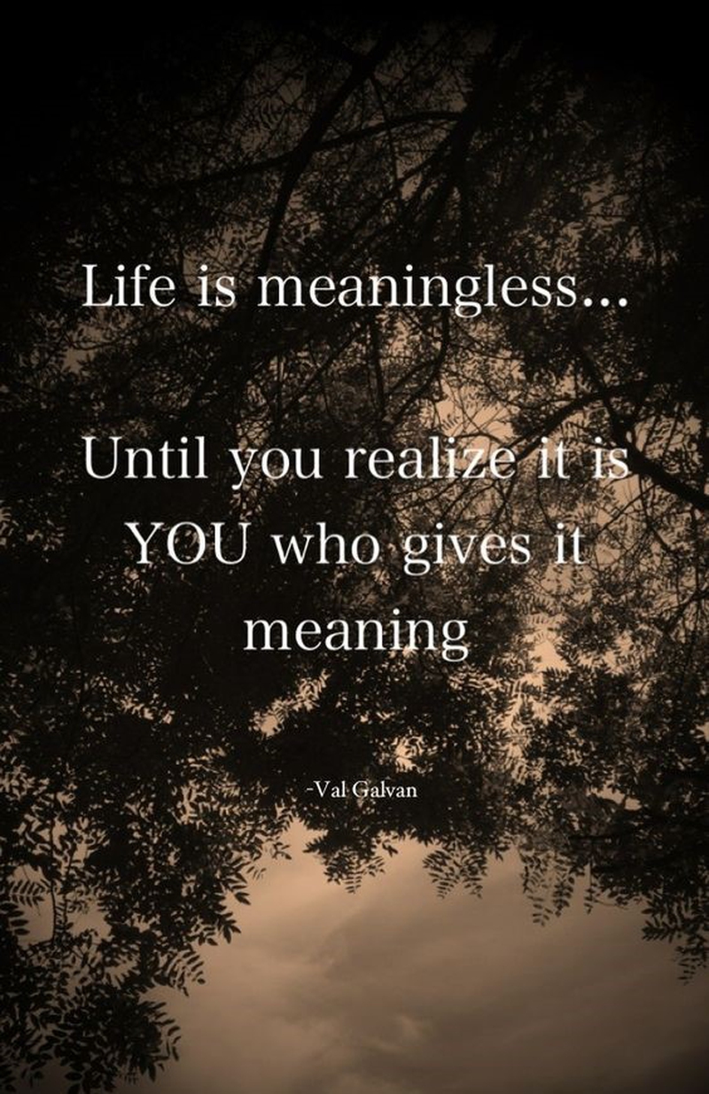 28 Life is Meaningless Quotes to Share Your Despair - EnkiQuotes