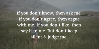 Quotes Sayings To Express Not Judge Me Enkiquotes