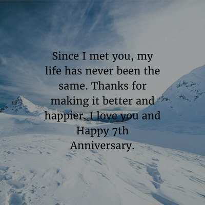 7 Year Anniversary Quotes for the Couples Who Made It Through - EnkiQuotes