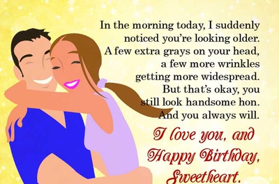 29 Funny And Sweet Birthday Quotes For Your Husband Enkiquotes