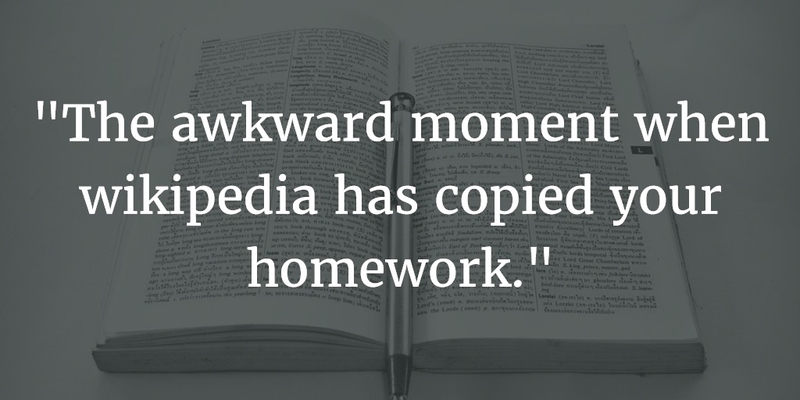 quote about homework