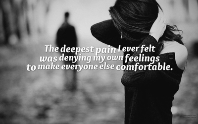 hidden feelings sad quotes