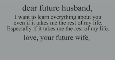 Quotes For Future Husband What S Your Expectation Enkiquotes