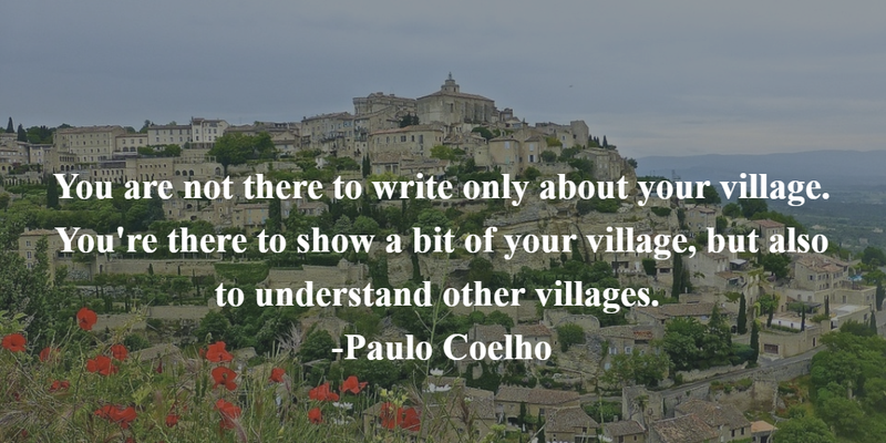 quotations about essay village life