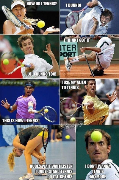 Funny Tennis Quotes: See If You Can Get Them - EnkiQuotes