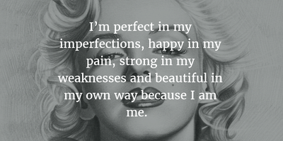 I AM PERFECT QUOTES –