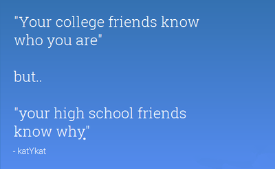 quotes about high school friends