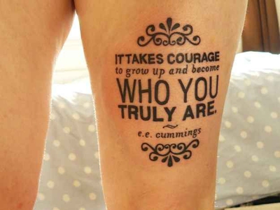Get Inspired With These Fabulous Thigh Tattoos Quotes - EnkiQuotes