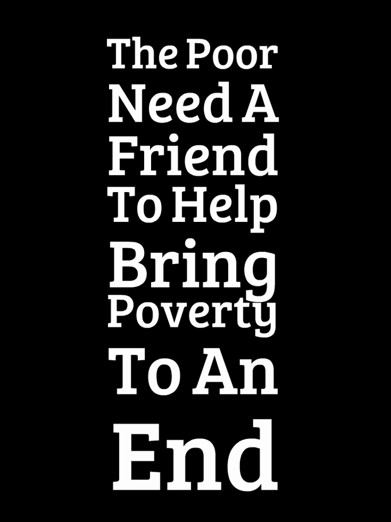 essay on helping the poor and needy