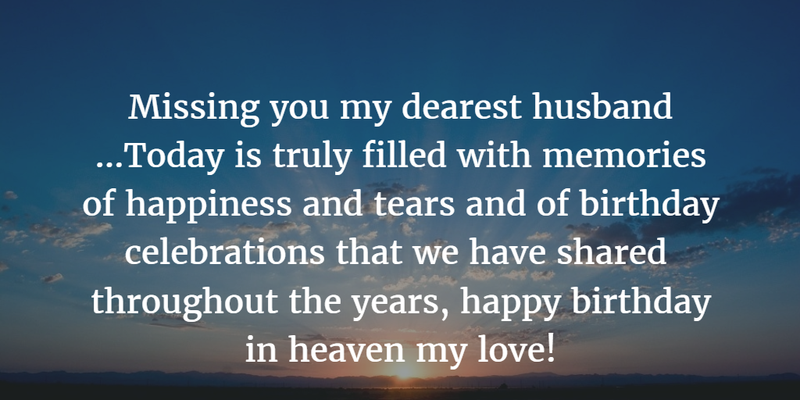 30 Sweet Birthday Quotes For Dead Husband - EnkiQuotes