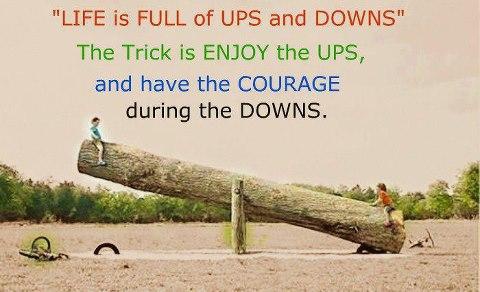 life is a journey of ups and downs quotes