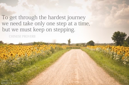 26 Inspirational 'One Step at a Time' Quotes - EnkiQuotes
