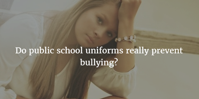 how do uniforms prevent bullying