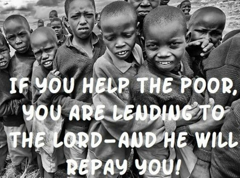 short essay on helping the poor