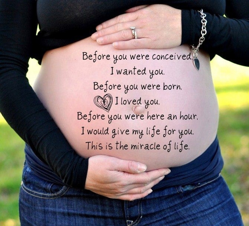 35 Maternity Quotations for Photography.