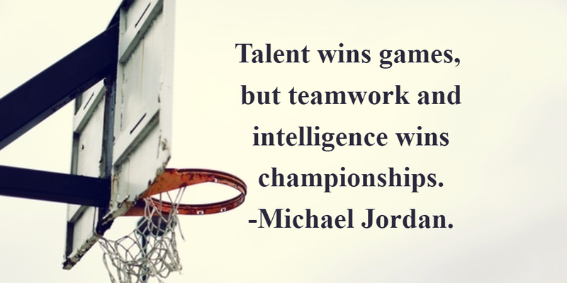 you can only go so far on individual talent alone - Team Quotes