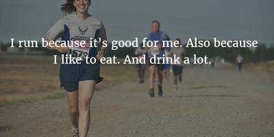 24 Funny Quotes about Running - EnkiQuotes
