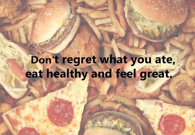 junk food vs healthy food slogans