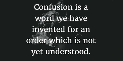 confusion quotes