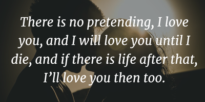 Pretending Love Quotes What Should You Really Do Enkiquotes
