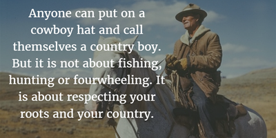 country sayings for boys